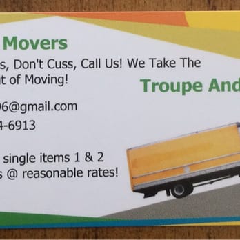 Small Movers - Business Card - Movers Near Me Small Movers - Business Card - Movers Near Me