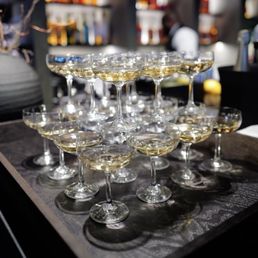Champagne tower