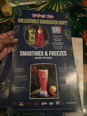 Menu photo 5 Rainforest Cafe Sunrise, FL