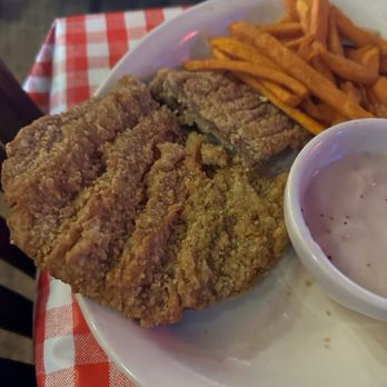 Trail Boss Steakhouse - Frozen processed chicken fried steak - Steakhouses Near Me - Natchitoches, Louisiana Trail Boss Steakhouse - Frozen processed chicken fried steak - Steakhouses Near Me - Natchitoches, Louisiana