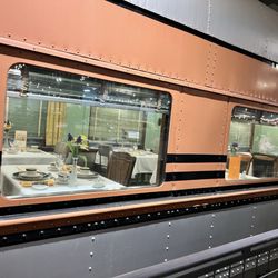 Forney Museum Of Transportation - A peek inside the dining car