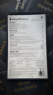 Menu photo 4 Simp McGhee's Decatur, AL