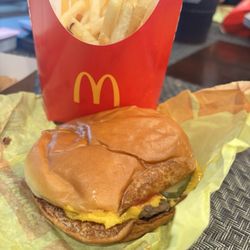 McDonald's - McDouble, LOL mor like a McFumble...... SMH
