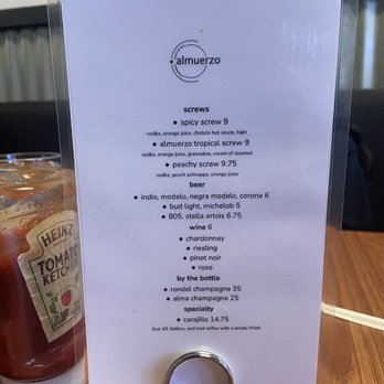 Almuerzo - Drink menu - Coffee & Tea Near Me - Laveen Village, Arizona