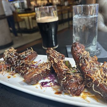 Bostonia Public House - Super decadent Korean sticky ribs - New American Near Me - Boston, Massachusetts