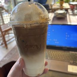 Caramel Macchiato with whip cream