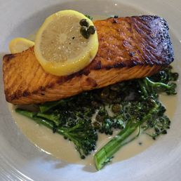 Cedar plank salmon