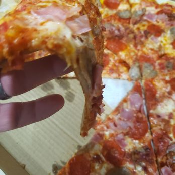 The Slice - Meat pizza, crust flop level is high but very yummy - Pizza Near Me - Simpsonville, South Carolina The Slice - Meat pizza, crust flop level is high but very yummy - Pizza Near Me - Simpsonville, South Carolina