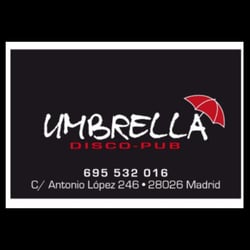 Disco pub umbrella
