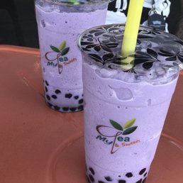 Taro Slush W/ Boba