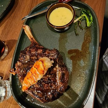 Ramsay's Kitchen - Bone in Ribeye w/ Tiny lobster tail - Salad Near Me - Danville, Virginia Ramsay's Kitchen - Bone in Ribeye w/ Tiny lobster tail - Salad Near Me - Danville, Virginia
