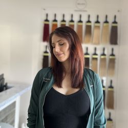 Downtown Hair Design - Before extensions for length.