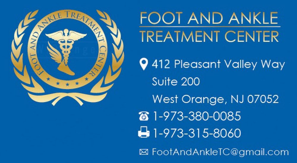 FOOT AND ANKLE TREATMENT CENTER WEST ORANGE PODIATRY 412 Pleasant