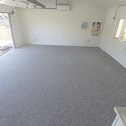 Flooring after epoxy
