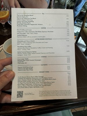 Menu photo 3 The Ivy London, XGL