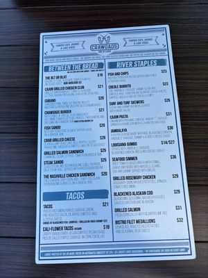 Menu photo 3 Crawdads on the Lake Folsom, CA Menu photo 3 Crawdads on the Lake Folsom, CA