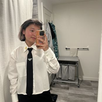 A & B Cleaners - Hemmed button up - Dry Cleaning Near Me - Garden Grove, California