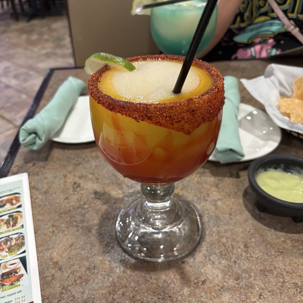 Tavos Mexican Grill - Large Mango chamoy margarita - Mexican Near Me - Spring, Texas