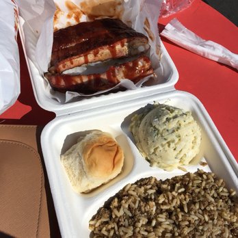 Peg and Lee's Bayou Cuisine - Dirty rice, ribs, potato salad - Caterers Near Me Peg and Lee's Bayou Cuisine - Dirty rice, ribs, potato salad - Caterers Near Me