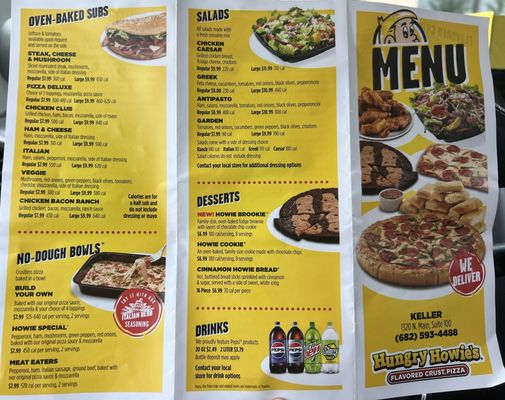 Menu photo 1 Hungry Howie's Pizza Keller, TX Menu photo 1 Hungry Howie's Pizza Keller, TX