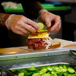 64 Degrees - Vertically Crafted Sandwiches being made