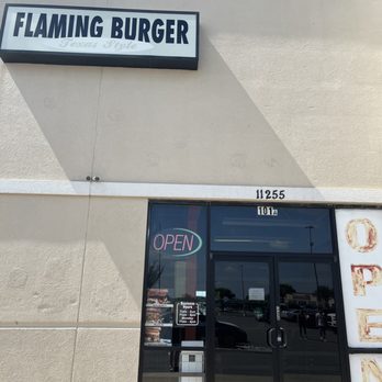 Flaming Burger - Burgers Near Me - Dallas, Texas