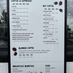 Mountain Timber Coffee - Menu - July 2025