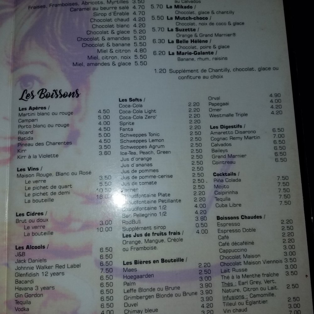 La Maison des Crêpes - Menu - Creperies Near Me - Brussel, BRU La Maison des Crêpes - Menu - Creperies Near Me - Brussel, BRU