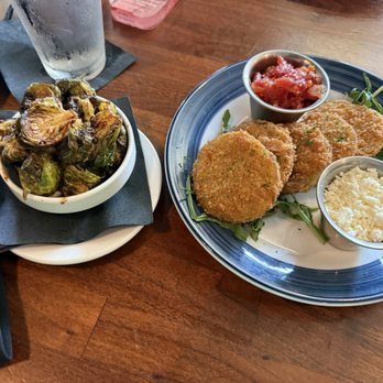 The Southern Kitchen & Bar - Brussel sprouts and Fried Green Tomatoes - Southern Near Me - Birmingham, Alabama The Southern Kitchen & Bar - Brussel sprouts and Fried Green Tomatoes - Southern Near Me - Birmingham, Alabama