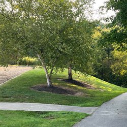 South Fork Park - Walking path is paved.
