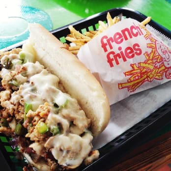 The Hatterasman - Chicken Philly and seasoned fries - American Near Me - Hatteras, North Carolina