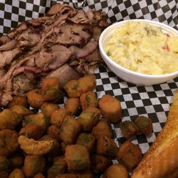 Smokies BBQ - The BEST sliced brisket I have ever had! Super tender, juicy and thinly sliced. Never had anything like this. GET IT! - Barbeque Near Me - Broken Arrow, Oklahoma