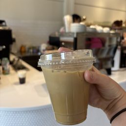 Maple Bourbon Iced Latte