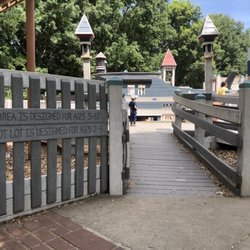 Liberty Park - Hot day today, but some shaded on parts of/around the playground area is nice!
