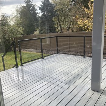 503 Construction Services - New TREX deck plus railing - General Contractors Near Me - Portland, Oregon