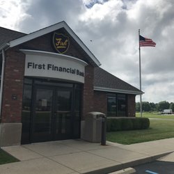 First National Bank - Next to Love's and across from Case.