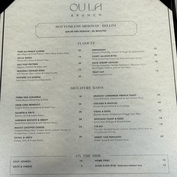OU LA - Brunch food menu - Cocktail Bars Near Me - Carteret, New Jersey OU LA - Brunch food menu - Cocktail Bars Near Me - Carteret, New Jersey