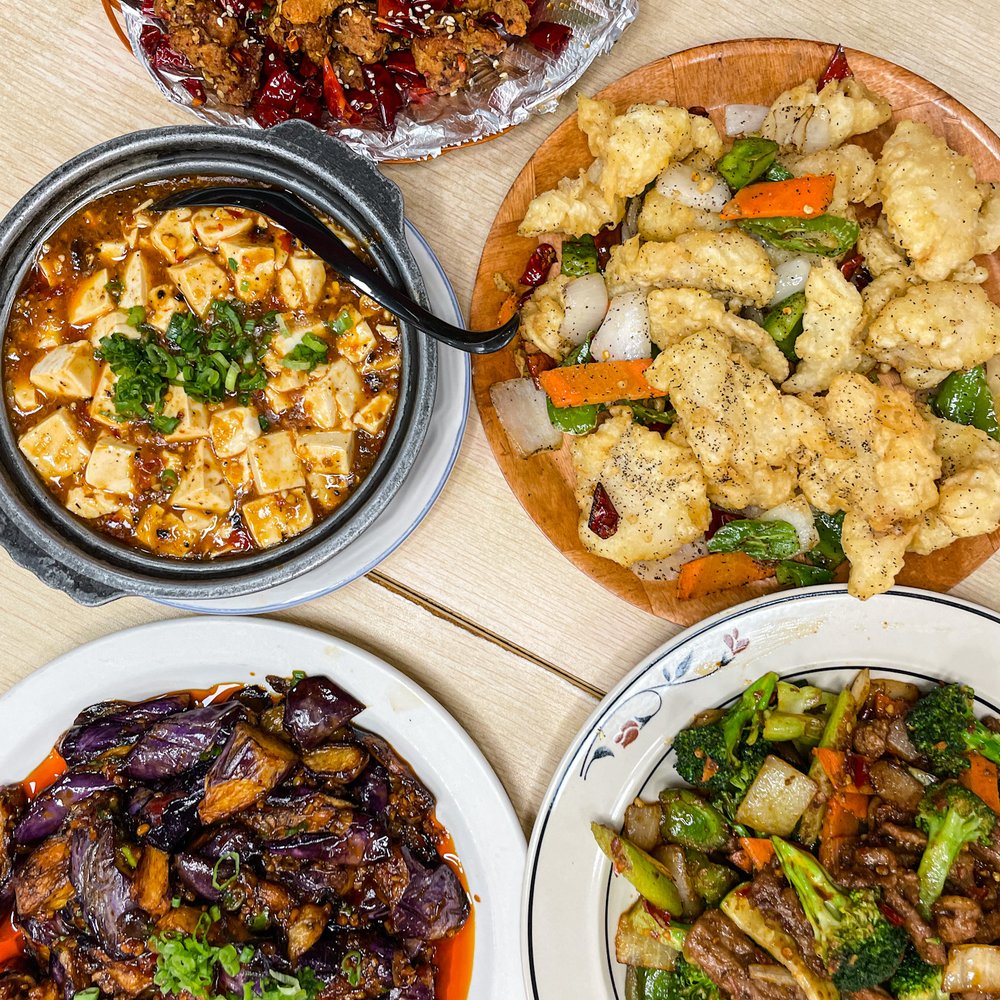 China Kitchen - eggplant with garlic sauce, ma po tofu, salt and pepper fish, cumin lamb - Chinese Near Me - Chamblee, Georgia