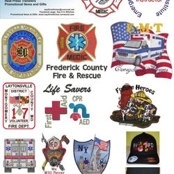 Say It In Stitches - Samples of custom and stock designs for the Fire Industry