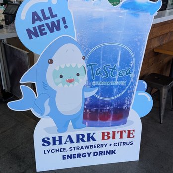 Elite Experience: Tastea, Anaheim - Shark Bite energy drink - Yelp Events Near Me - Anaheim, California
