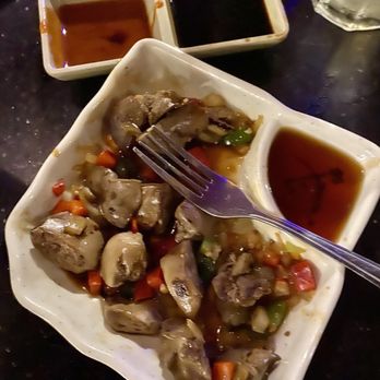 Fuji Mountain Steakhouse - Chicken livers NOT mushrooms ... LOL - Japanese Near Me - Temple Hills, Maryland