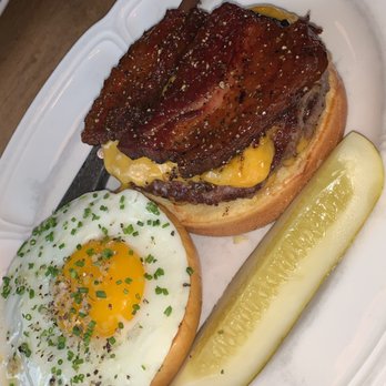 Au Cheval - Single Cheeseburger Fried Egg Thick Cup Peppered Bacon - Bars Near Me - Chicago, Illinois