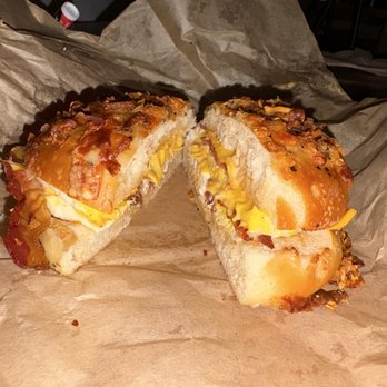 Einstein Bros. Bagels - All-nighter egg sandwich - Breakfast & Brunch Near Me - Ann Arbor, Michigan