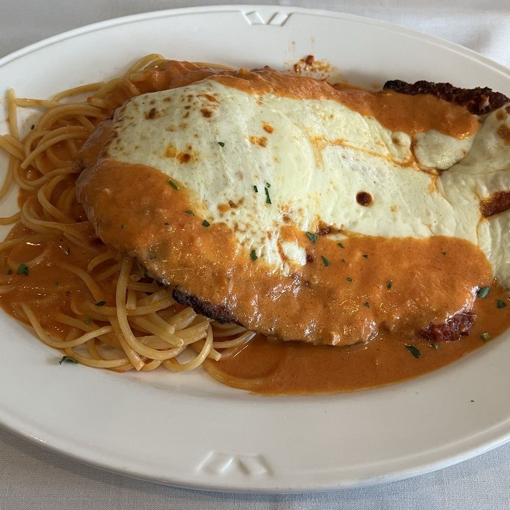 SamVera Restaurant - Vodka Chicken Parmesan - Italian Near Me - Marlboro, New Jersey