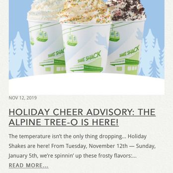 Shake Shack Henderson - New Holiday Shakes! Served until Jan.5 - Burgers Near Me - Henderson, Nevada Shake Shack Henderson - New Holiday Shakes! Served until Jan.5 - Burgers Near Me - Henderson, Nevada