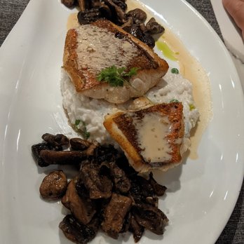 Bistronomy By Nico - Fish special with coconut rice and mushrooms - French Near Me - Charleston, South Carolina Bistronomy By Nico - Fish special with coconut rice and mushrooms - French Near Me - Charleston, South Carolina