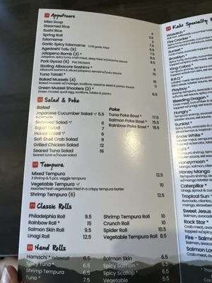 Menu photo 8 Kahi Sushi American Fork, UT