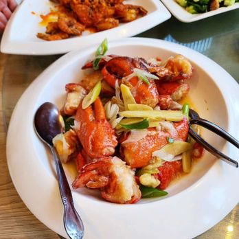Bamboo House - Lobster with Ginger and Scallion - Chinese Near Me - Plano, Texas Bamboo House - Lobster with Ginger and Scallion - Chinese Near Me - Plano, Texas