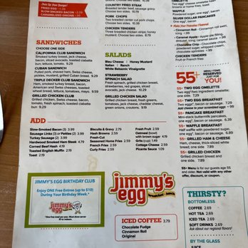 Jimmy's Egg Hefner - the menu - Breakfast & Brunch Near Me - Oklahoma City, Oklahoma