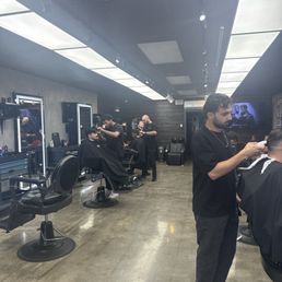 The barbershop is so clean and always busy